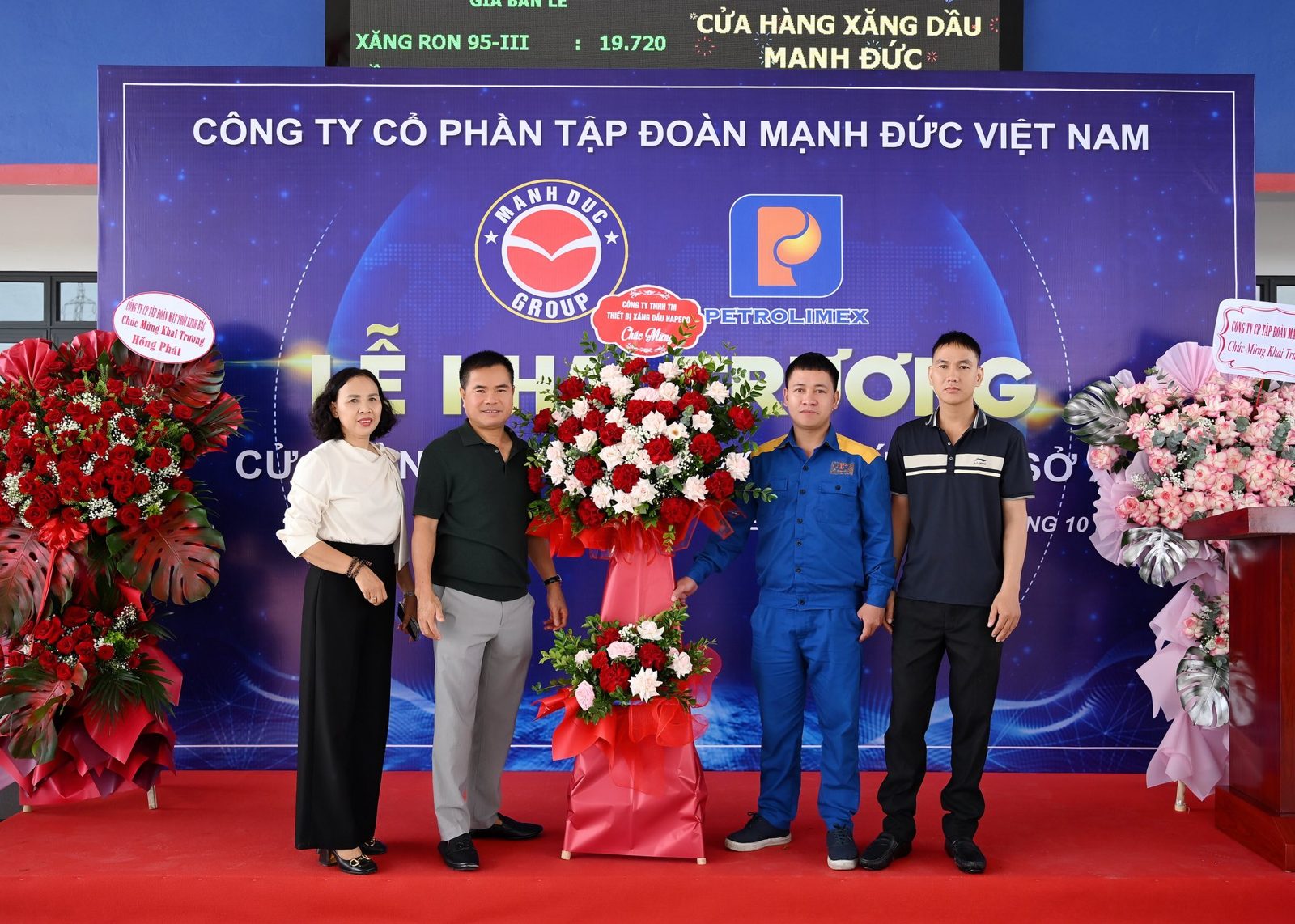 Khai trương Cửa hàng Xăng dầu Mạnh Đức – Cơ sở 2