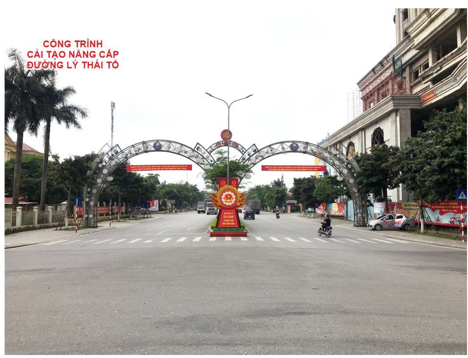Công trình cải tạo, nâng cấp đường Lý Thái Tổ