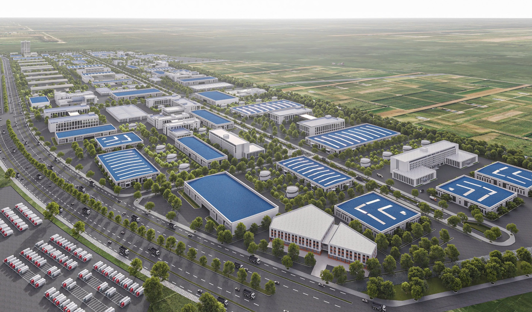 Toàn cảnh KCN Quế Võ III – Phân khu 2